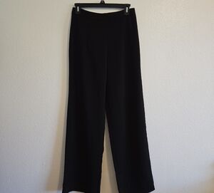 Chic Black Wide Leg Women's Pants